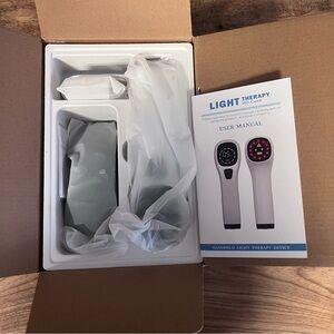 NIB Handheld Red Light Therapy Device White for Dogs Cats Pets Pain Relief